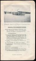 cca 1900 Magyar Királyi Folyam és Tengerhajózási Rt.  ismertető füzet 32p. + 2 kihajtható térkép.  k...