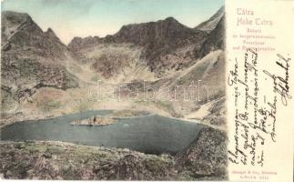 1910 Tátra, Béka-tó, Tengerszem-csúcs / Froschsee, Meeraugspitze / Rysy, Zabie pleso