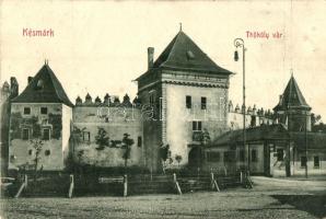 Késmárk, Kezmarok; Thököly vár. W. L. Bp. 2889. / castle (szakadás / tear)