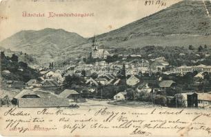 1899 Körmöcbánya, Kremnitz, Kremnica; látkép, vártemplom. Ritter L. J. kiadása / general view, castle church (EB)