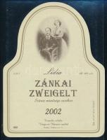 7 db régi balatoni boroscímke