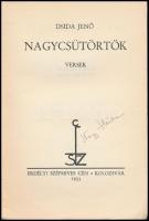 Dsida Jenő: Nagycsütörtök. Versek.  Gy. Szabó Béla illusztrációival. Kolozsvár, 1933, Erdélyi Szépmí...