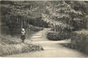 Stósz, Kúpele Stós; Sétány. Wlaszlovtis Gusztáv kiadása / promenade