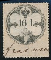 1858 16Fl illetékbélyeg (60 000)