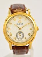 Omega DeVille automata karóra REPLIKA működő szép állapotban, megviselt bór szíjjal