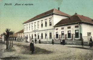 1915 Pásztó, Állami elmei népiskola. Földes Adolf kiadása