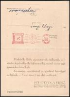1930 Bp. VI., Schottola Ernő gumiharisnya gyáros képes reklámkatalógusa, szép állapotban, 10p