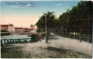 Nagyvárad, Oradea; Körös parti korzó / River Raul Cris Coros (fl)