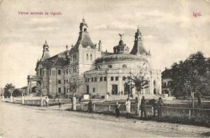 Igló, Iglau, Spisská Nová Ves; színház és vigadó. Dörner Gyula kiadása / theatre and redoute (EK)