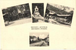 Borosznó-fürdő, Brusno-kúpele, Brusznó; utca, fürdő / street, spa (fl)