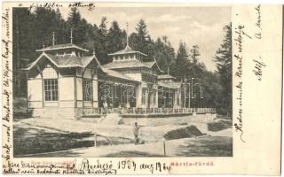 1904 Bártfafürdő, Bardejovské Kúpele, Bardiov; New York vendéglő / restaurant