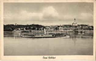 Sofia gőzhajó Ercsinél / Hungarian passenger steamship in Ercsi