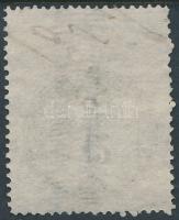 1858 12 kr illetékbélyeg varratvízjellel / with saw watermark