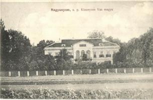 Nagyunyom (Balogunyom), Sényi-Woracziczky kastély