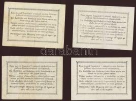 1849. 30kr *-gal "Kossuth bankó" (4x) T:restaurált