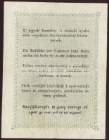 1848. 2Ft  "Kossuth bankó" előlapi cirill betűs szövegben "i" helyett "l&qu...