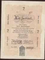 1848. 2Ft  "Kossuth bankó" "akarmikor" tévnyomat T:restaurált