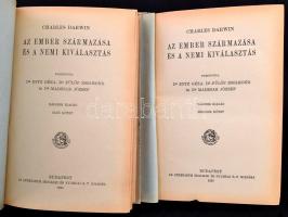 Charles Darwin: Az ember származása és a nemi kiválasztás I-II. kötet. Fordította: Dr. Entz Géza, Dr...