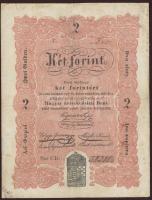 1848. 2Ft  "Kossuth bankó" "akarmikor" tévnyomat T:restaurált