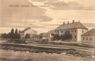 1914 Tótpelsőc, Pliesovce pri Zvolene; Állami iskola, községház / school, town hall