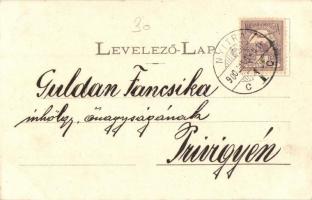 1900 Nyitra, Nitra, Neutra; titkosírás / cryptography