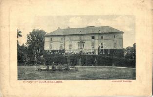 Bicske, Buda-Bicske; Batthyány (Rosenfeld) kastély. W. L. Bp. 5691. Kiadja Lichtenstein Mór (EK)