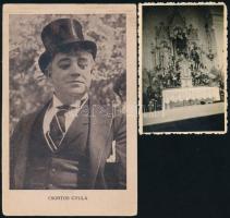 Csortos Gyula (1883-1945) színész aláírása őt ábrázoló fotón