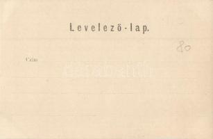 1899 Igló, Iglau, Spisská Nová Ves; Üdvözlet a az iglói nőegylet által rendezett népünnepélyről, fel...