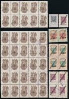 cca 1920-1945 Törvénykezési illeték bélyegek összefüggésekben