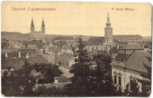 1909 Erzsébetváros, Dumbraveni, Elisabethstadt; templomok / churches (EM)