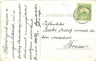 1909 Erzsébetváros, Dumbraveni, Elisabethstadt; templomok / churches (EM)