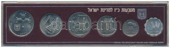 Izrael 1974. 1a-1L (6xklf) "Izrael 26. évfordulója" forgalmi sor tokban T:1,1-
Israel 197...