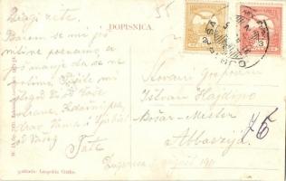 Duga Resa, Dugaresa, Dugerese; Tvornica pamuka / pamutgyár / cotton factory. W.L. Bp. 7451. Naklada ...