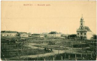 Hatvan, Kossuth park, templom. W. L. Bp. 946. (EK)