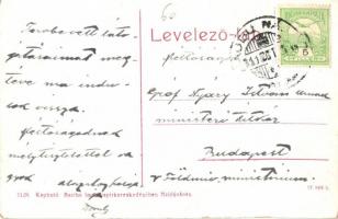 Hajdúnánás, Református templom, piaci árusok. W. L. (?) 2128. Kapható Bartha Imre kereskedésében (EK...