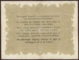 1848. 10Ft "Kossuth bankó" bal alsó sarokban függőleges "o." korabeli írással!  ...