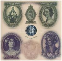 2007. 1Ft-100Ft (8xklf) "Berán Lajos és a pengő" forgalmi sor, benne "Berán Lajos és ...