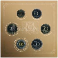 2010. 5Ft-200Ft (6xklf) "Himnusz" forgalmi sor szettben + 2010. 5Ft-200Ft (6xklf) forgalmi...