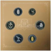 2010. 5Ft-200Ft (6xklf) "Himnusz" forgalmi sor szettben + 2010. 5Ft-200Ft (6xklf) forgalmi...