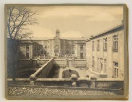 cca 1910 Budapest, Magyar Kir. Tudományegyetem klinikáiról készült fotók, III. sz. Belklinika, szemk...