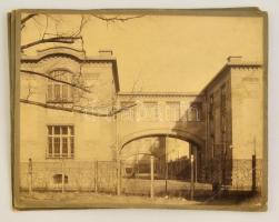 cca 1910 Budapest, Magyar Kir. Tudományegyetem klinikáiról készült fotók, III. sz. Belklinika, szemk...