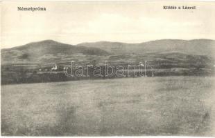 1913 Németpróna, Nitrianske Pravno; Kilátás a Lánról / panorama view from Lán