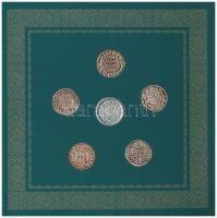 2017. 5Ft-200Ft (6xklf) forgalmi szett + I. László által kibocsátott denár egyoldalas Ag lemezverete...