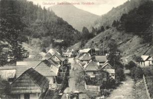 1911 Radnaborberek-fürdő, Valea Vinului; utca / street