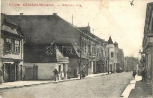 1911 Csíkszereda, Miercurea Ciuc; Rákóczi utca / street (EB)