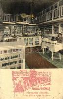 Gyulafehérvár, Alba Iulia; Vlad Virgil Farmacia / Apotheke / Szent István Gyógyszertár, belső / pharmacy interior (r)