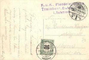 1914 Főrév, Ruzsinó, Oberufer, Prievoz, Ruzinov (Pozsony); Csáky kastély, utca / castle, street. Art...