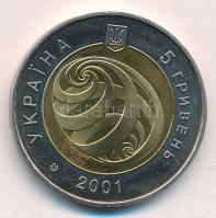 Ukrajna 2001. 5H Cu-Ni-sárgaréz "Új évezred" T:1-
Ukraine 2001. 5 Hryven Cu-Ni-Brass &quo...