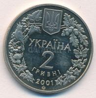 Ukrajna 2001. 2H Cu-Ni-Zn "Larix Polonica" T:1-
Ukraine 2001. 2 Hryvni Cu-Ni-Zn "Lar...