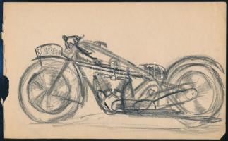 Élő József (?-?): 6 db grafika. Ceruza, papír, jelzett, 14×22 cm